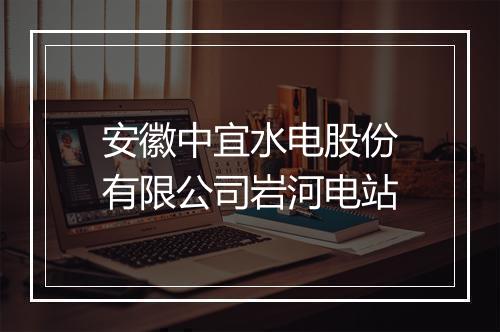 安徽中宜水电股份有限公司岩河电站