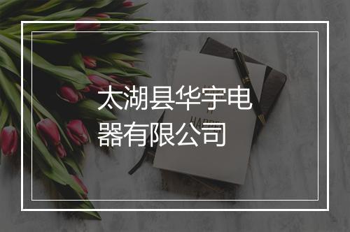 太湖县华宇电器有限公司