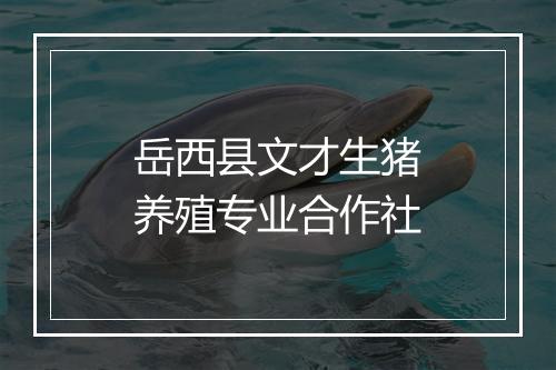 岳西县文才生猪养殖专业合作社