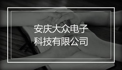 安庆大众电子科技有限公司