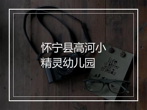 怀宁县高河小精灵幼儿园