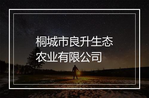 桐城市良升生态农业有限公司