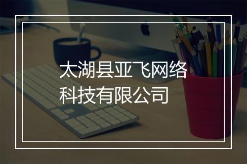 太湖县亚飞网络科技有限公司