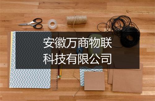 安徽万商物联科技有限公司