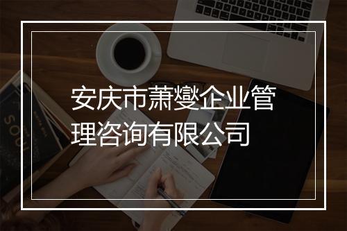 安庆市萧燮企业管理咨询有限公司