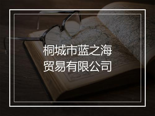 桐城市蓝之海贸易有限公司
