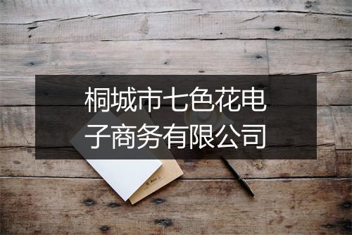 桐城市七色花电子商务有限公司