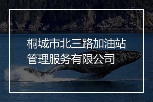 桐城市北三路加油站管理服务有限公司