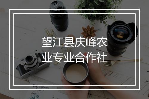 望江县庆峰农业专业合作社