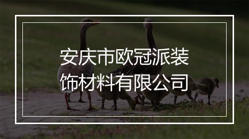 安庆市欧冠派装饰材料有限公司