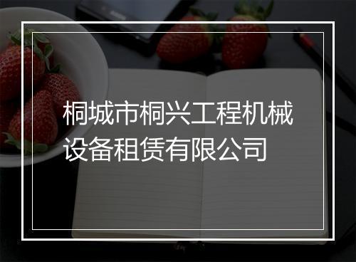 桐城市桐兴工程机械设备租赁有限公司