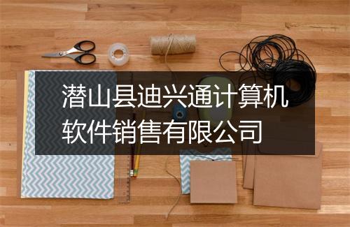 潜山县迪兴通计算机软件销售有限公司