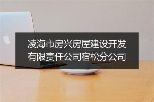 凌海市房兴房屋建设开发有限责任公司宿松分公司