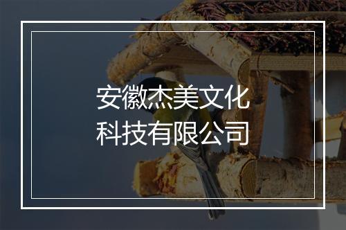 安徽杰美文化科技有限公司