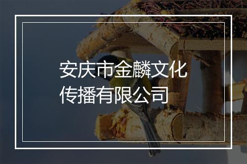 安庆市金麟文化传播有限公司
