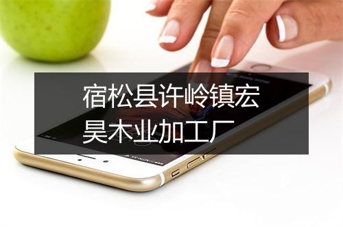 宿松县许岭镇宏昊木业加工厂
