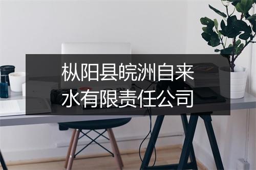 枞阳县皖洲自来水有限责任公司