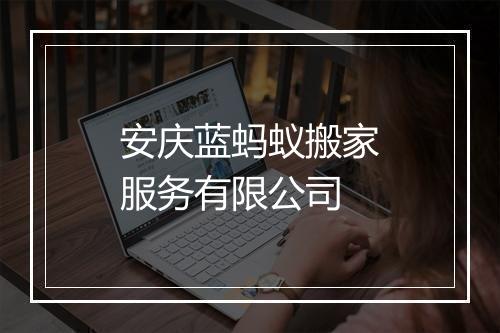 安庆蓝蚂蚁搬家服务有限公司