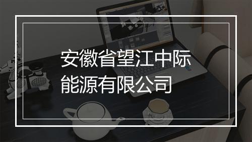 安徽省望江中际能源有限公司