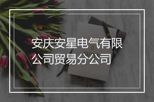 安庆安星电气有限公司贸易分公司
