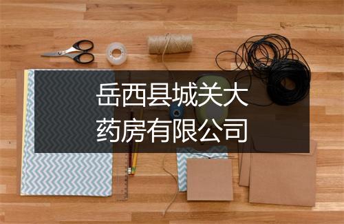 岳西县城关大药房有限公司