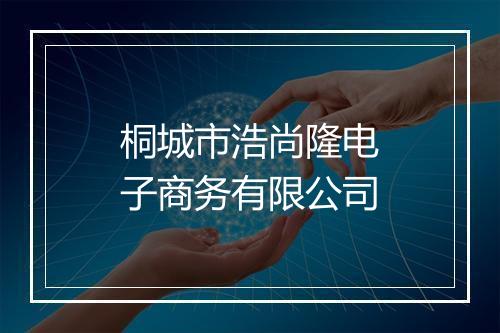 桐城市浩尚隆电子商务有限公司