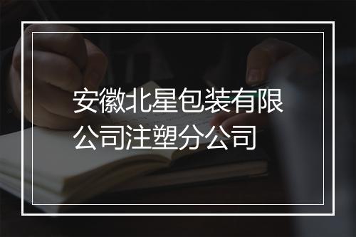 安徽北星包装有限公司注塑分公司