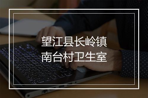 望江县长岭镇南台村卫生室