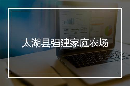 太湖县强建家庭农场