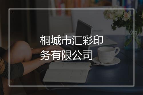 桐城市汇彩印务有限公司