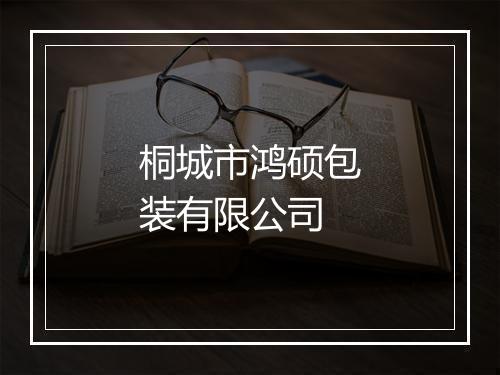 桐城市鸿硕包装有限公司