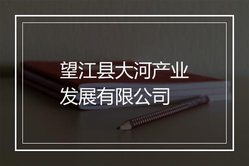 望江县大河产业发展有限公司