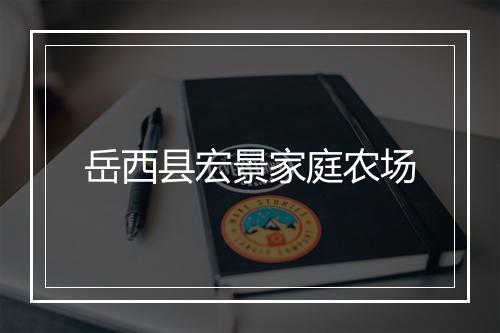岳西县宏景家庭农场