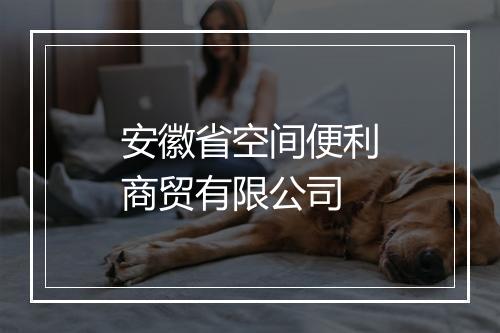 安徽省空间便利商贸有限公司