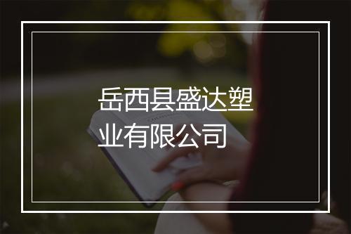 岳西县盛达塑业有限公司