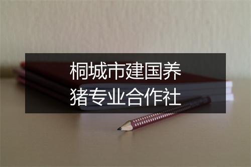 桐城市建国养猪专业合作社