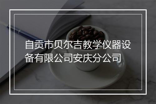 自贡市贝尔吉教学仪器设备有限公司安庆分公司