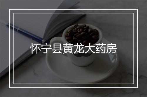怀宁县黄龙大药房