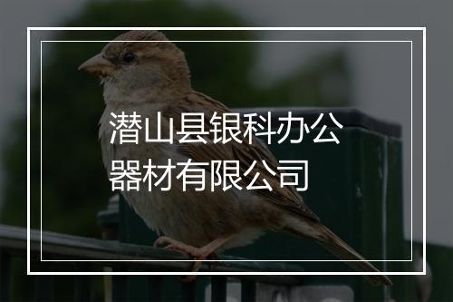 潜山县银科办公器材有限公司
