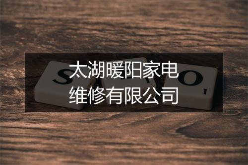 太湖暖阳家电维修有限公司