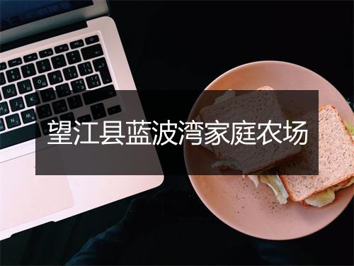 望江县蓝波湾家庭农场