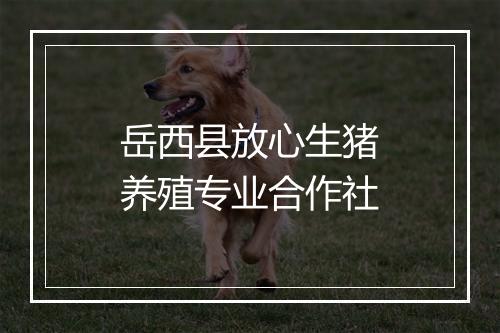 岳西县放心生猪养殖专业合作社