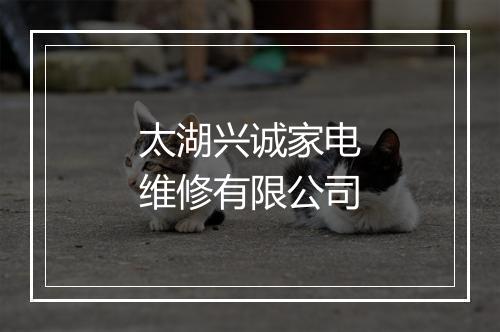太湖兴诚家电维修有限公司