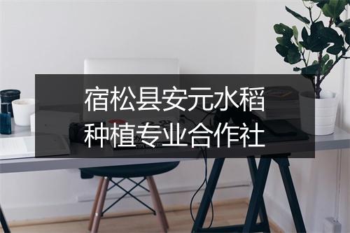 宿松县安元水稻种植专业合作社