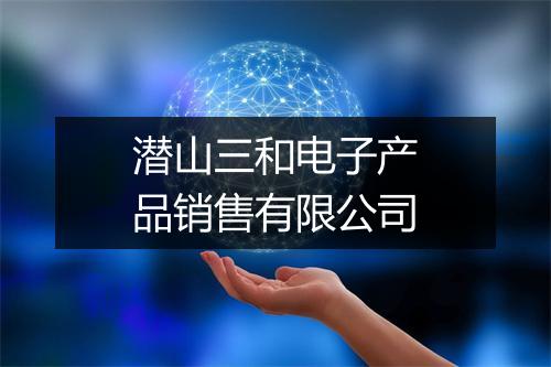 潜山三和电子产品销售有限公司
