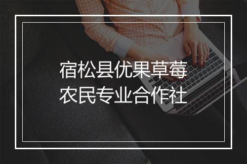 宿松县优果草莓农民专业合作社
