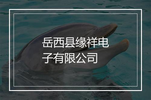 岳西县缘祥电子有限公司