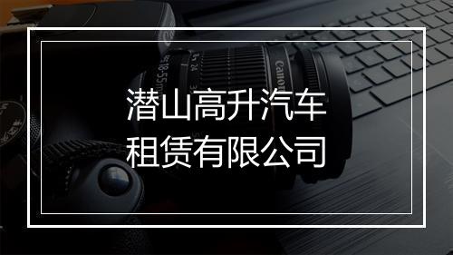 潜山高升汽车租赁有限公司
