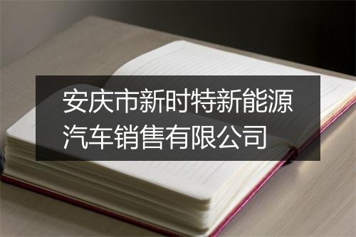 安庆市新时特新能源汽车销售有限公司