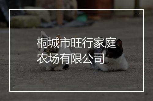 桐城市旺行家庭农场有限公司